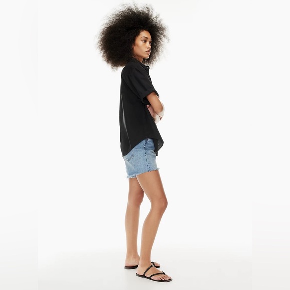 Aritzia Denim Forum Jane Shirt XS Fuchsia - Picture 9 of 10